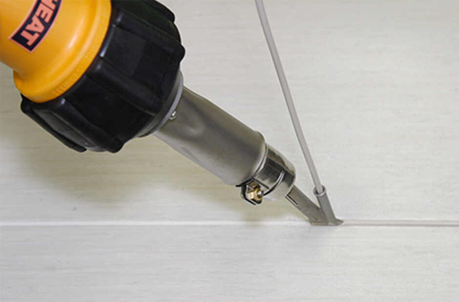 床用シートの目地溶接